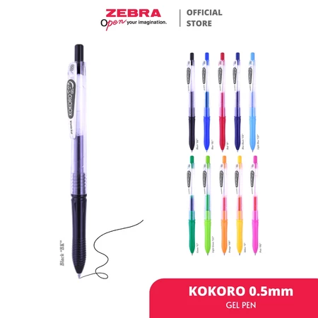 Ballpoint  Pulpen ZEBRA KOKORO Gel Pen 0.5